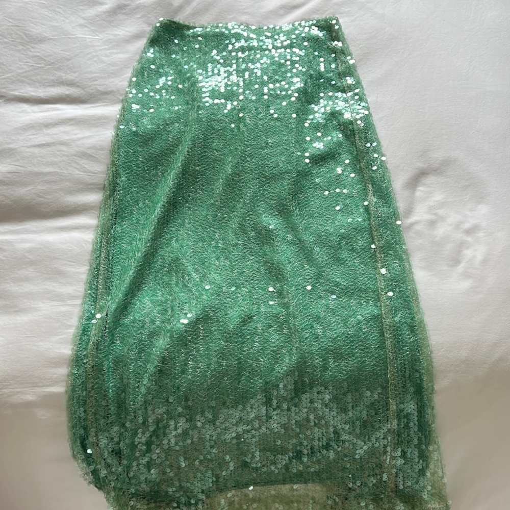 Midi sequin skirt